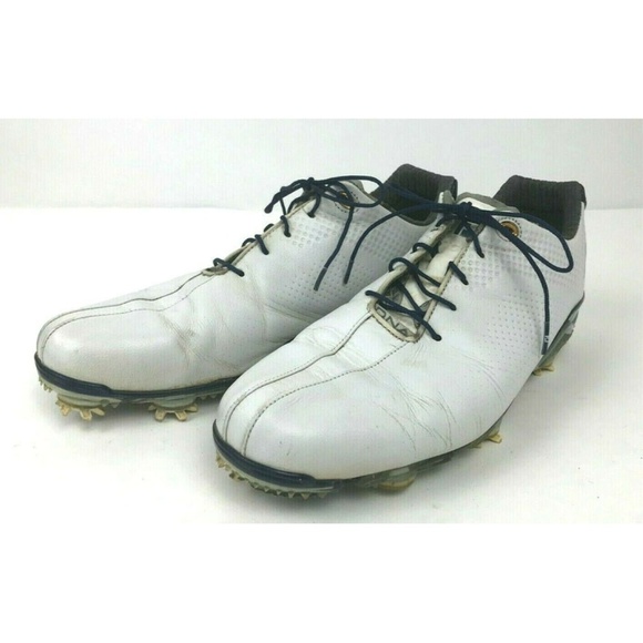 FootJoy Other - FootJoy Dryjoys DNA Golf Shoes White/Navy 53437